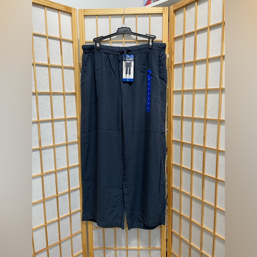 Splendid Women's Navy Blue Linen Pants -Large